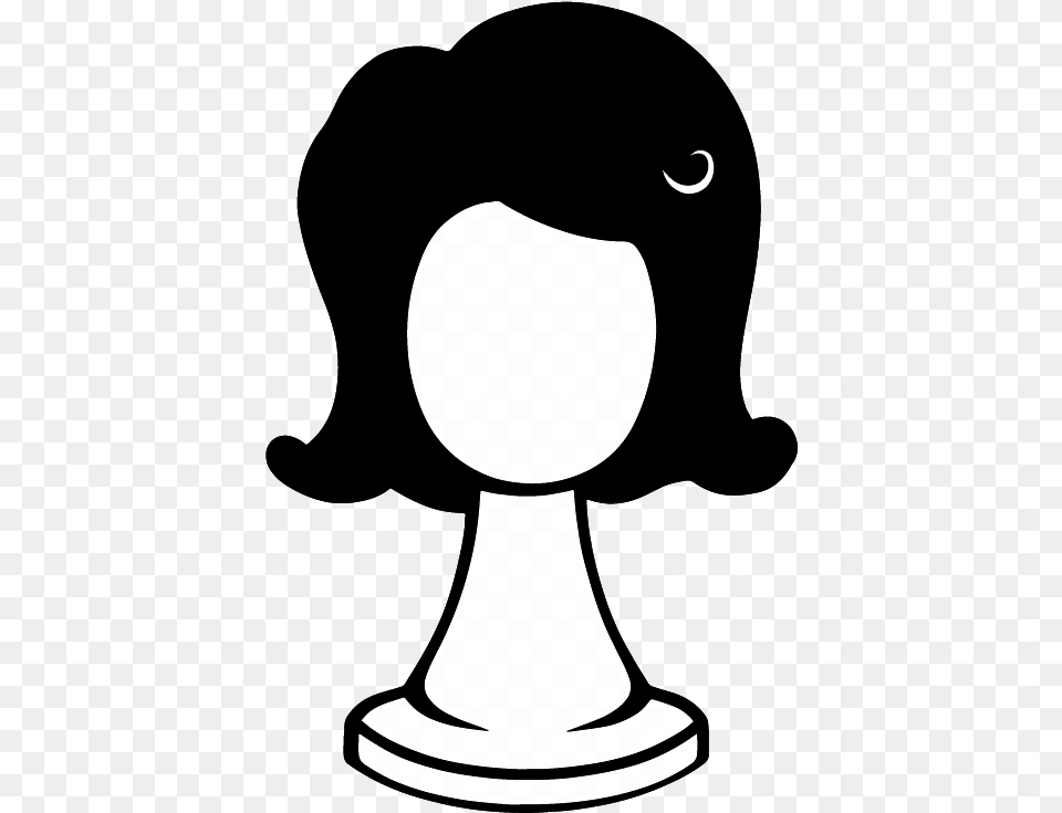 Wig Black And White Clip Art, Silhouette, Stencil, Glass, Astronomy Free Transparent Png