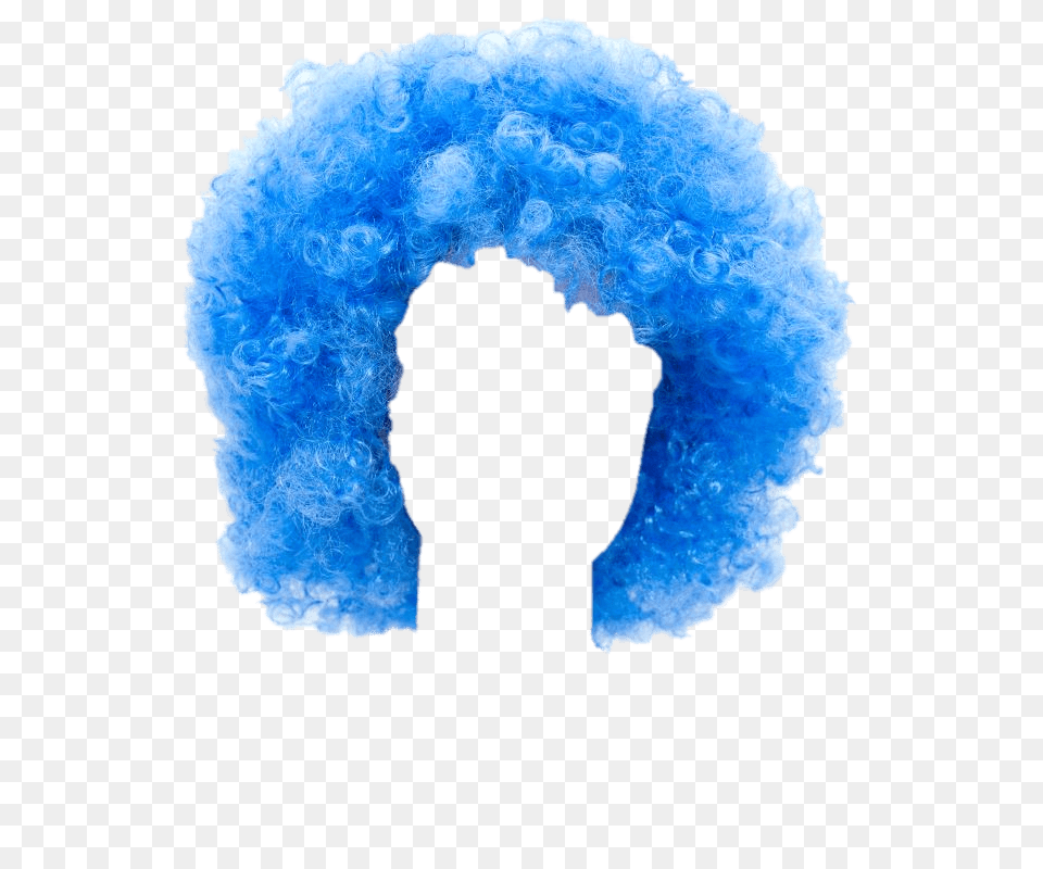 Wig Blue Curly, Hair, Person Free Png Download