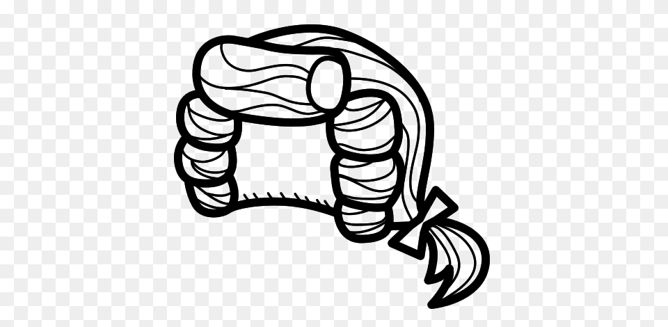Wig Clip Art Black And White, Body Part, Hand, Person, Fist Png Image