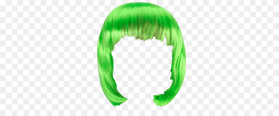 Wig Green Bob Transparent, Hair, Person Png Image