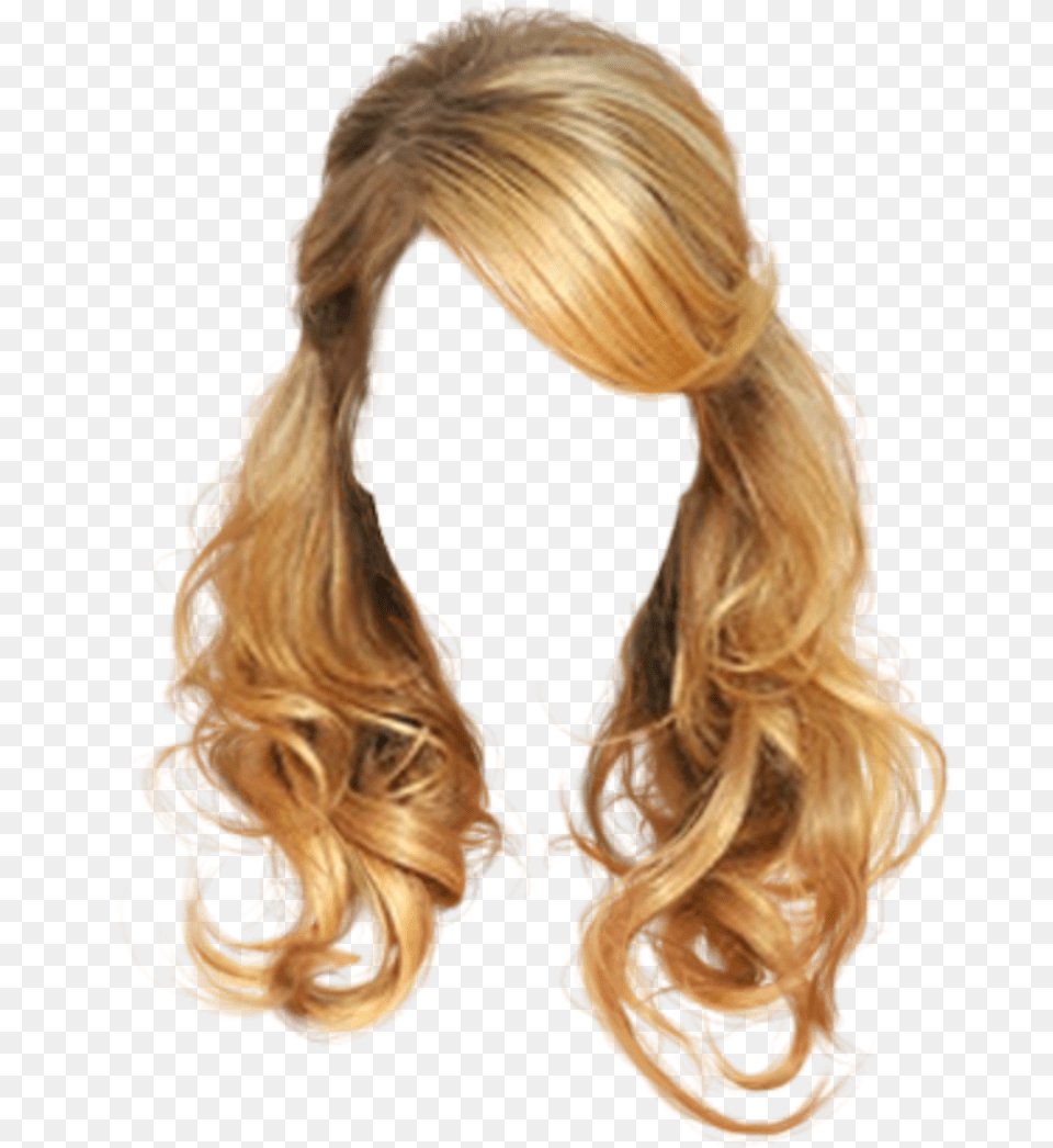 Wig Hair Blonde Girls Hair Hd, Person, Adult, Female, Woman Png