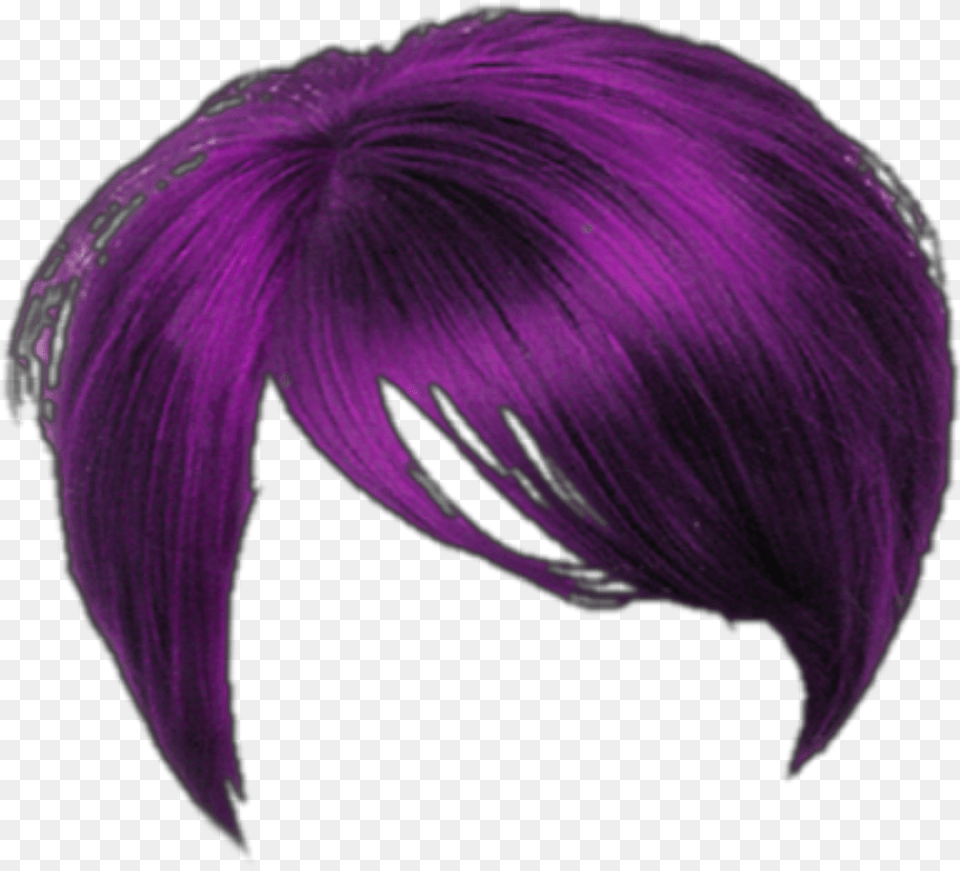 Wig Hair Fotoshopa Zhenskie Pricheski, Adult, Female, Person, Purple Png