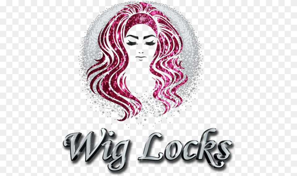 Wig Locks Graphic Design, Adult, Person, Woman, Female Free Png