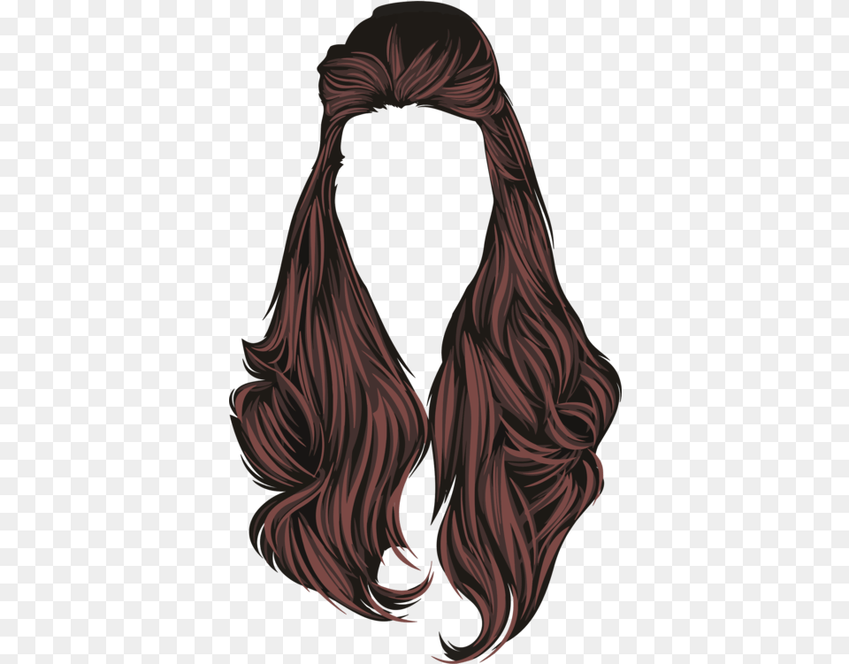 Wig Neck Brown Hair Clipart Woman Hair Vector, Adult, Female, Person, Clothing Free Png