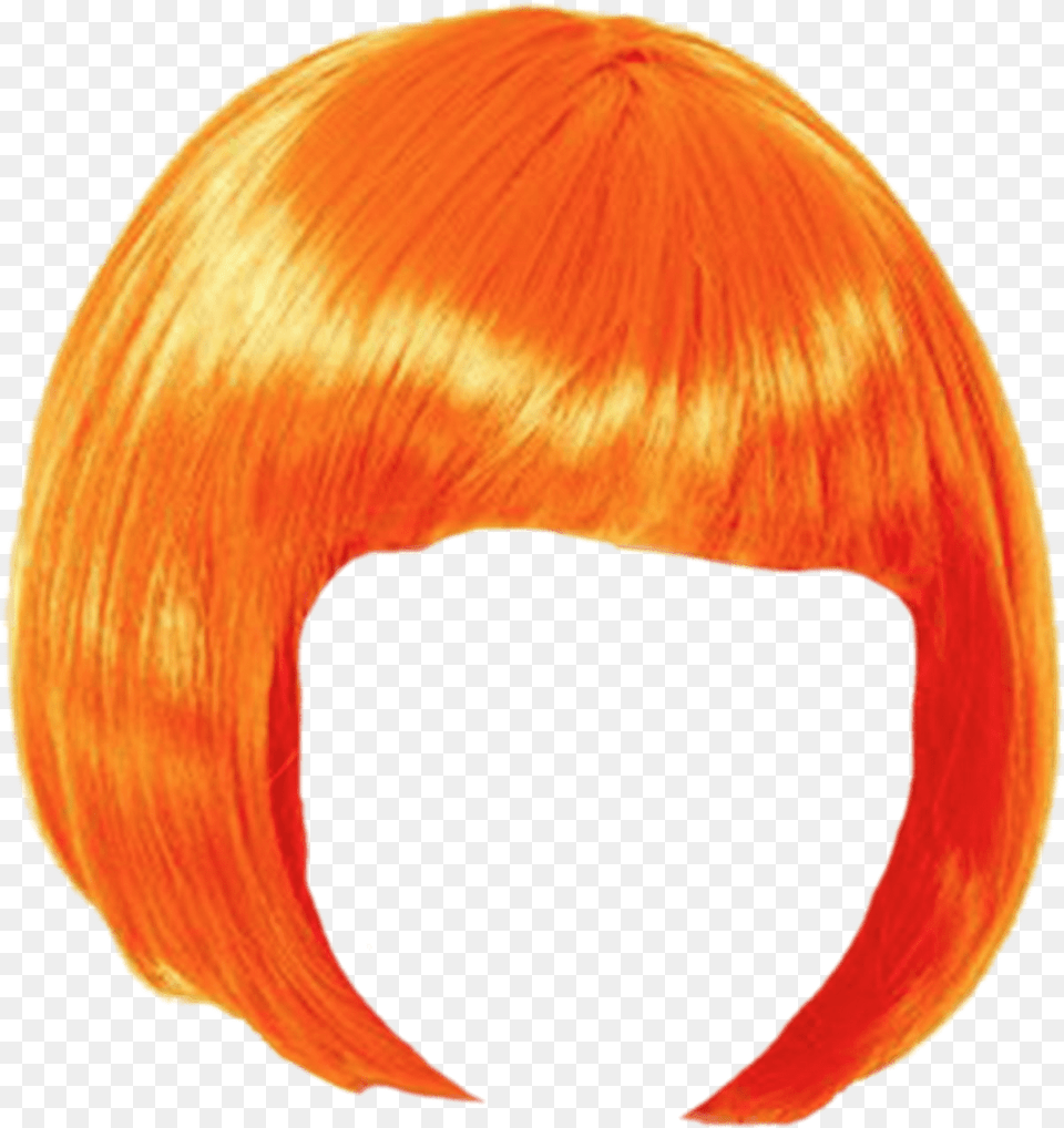 Wig Orange Bob Bob Wig, Hair, Person Free Transparent Png
