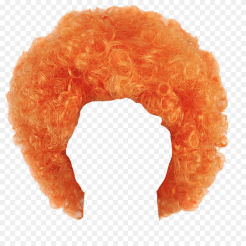 Wig Orange Curly, Hair, Person Free Png Download