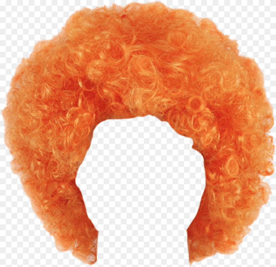 Wig Orange Curly Transparent Transparent Clown Wig, Clothing, Hat, Hair, Person Png