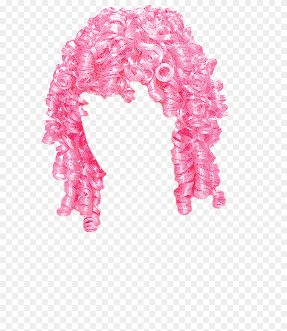 Wig Pink Curly, Baby, Person, Hair, Flower Png Image