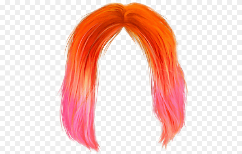 Wig Transparent Orange, Dye, Adult, Female, Person Free Png Download
