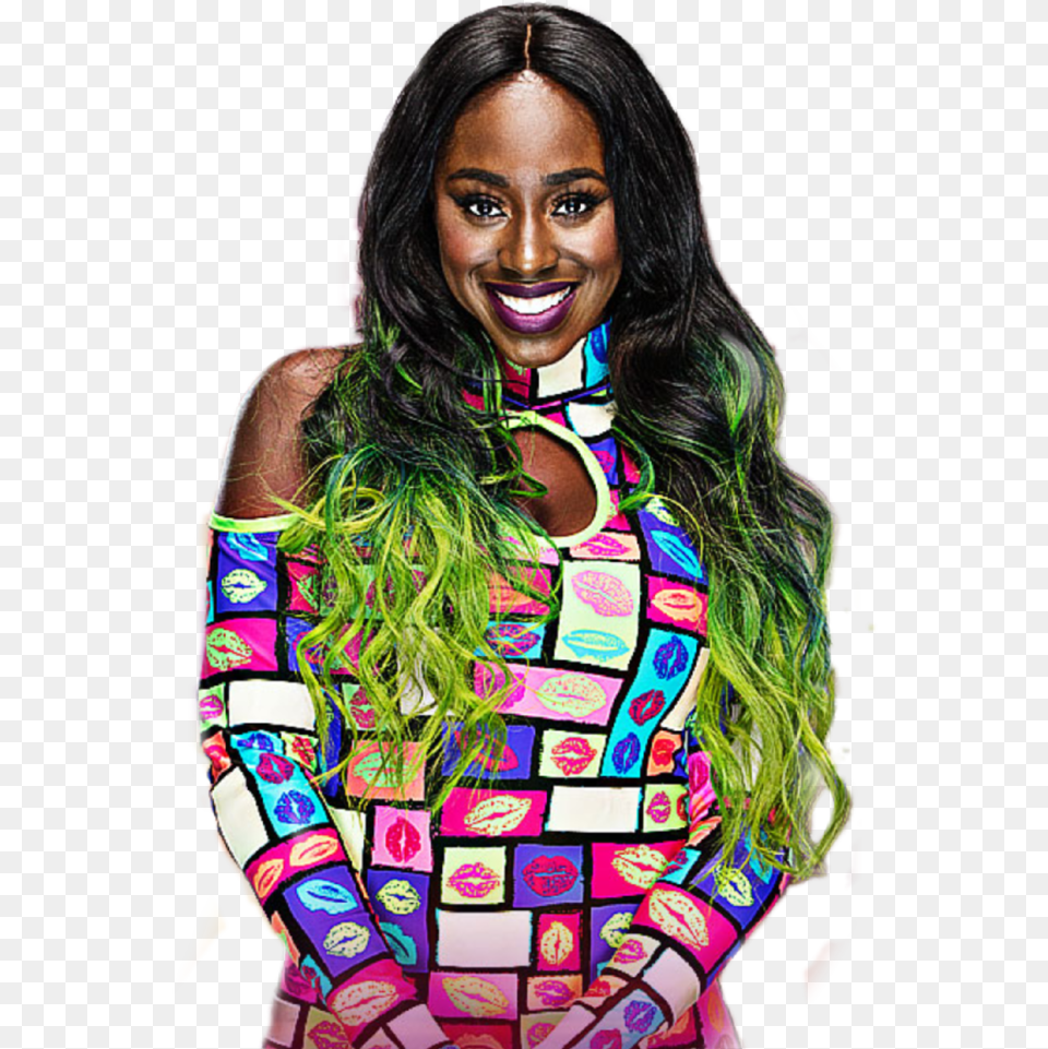 Wig Wwe 2k18 Roster Naomi, Adult, Person, Woman, Female Free Png Download