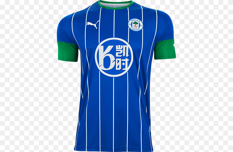 Wigan Athletic New Kit, Clothing, Shirt, Jersey, T-shirt Png Image