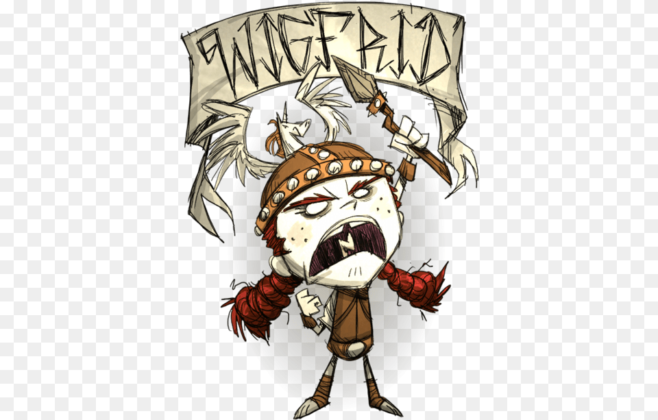 Wigfrid Don T Starve Game Wiki Night Hunter Dying Light Don T Starve Personagens, Book, Comics, Publication, Baby Free Png