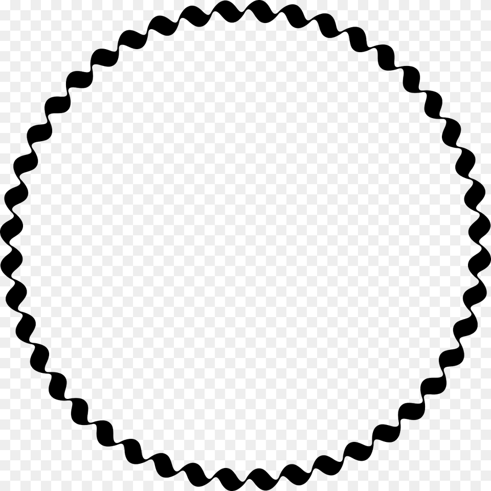 Wiggly Frame Circle Clipart, Oval Png Image
