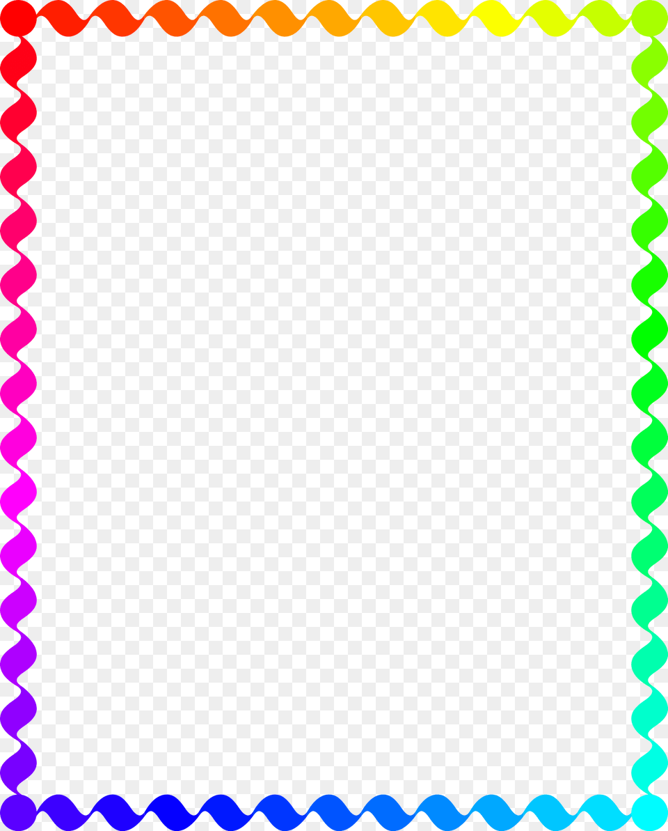 Wiggly Frame Colour Clipart, Pattern, Texture Free Transparent Png