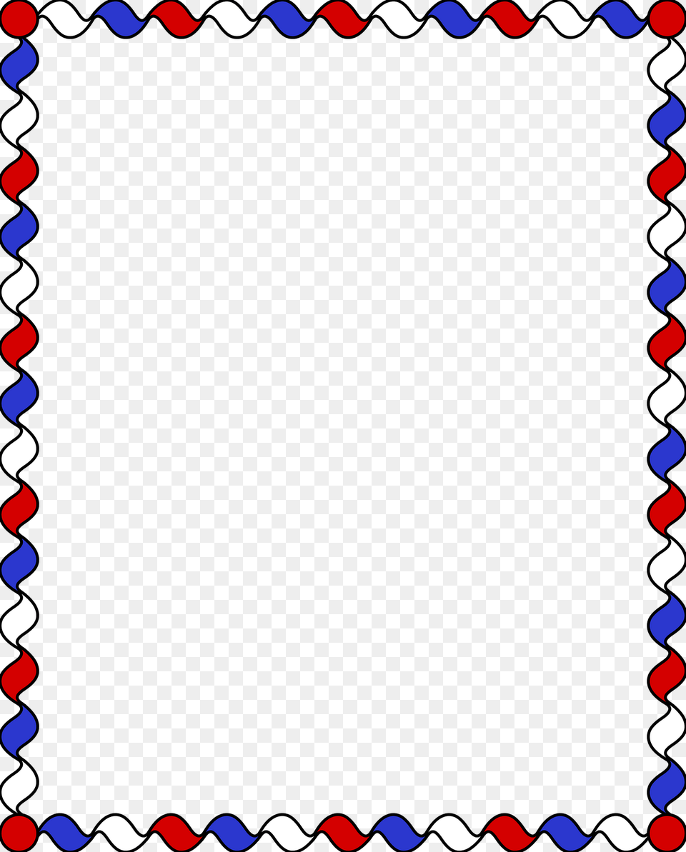 Wiggly Frame Colour3 Clipart, Pattern Free Png