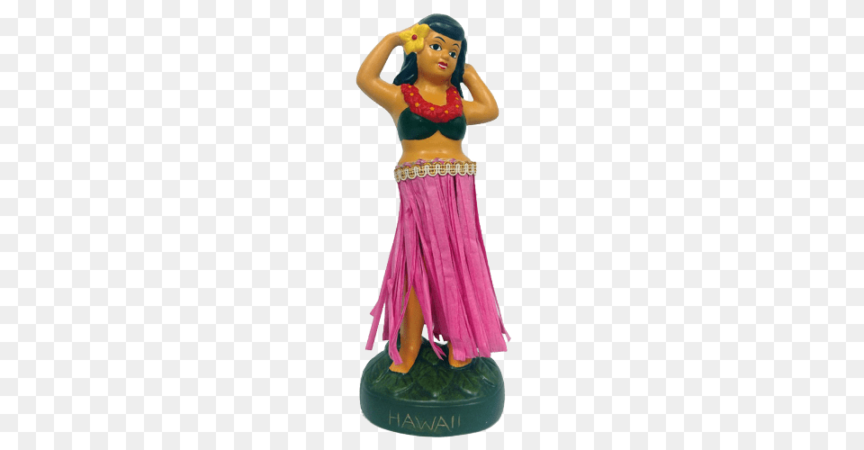 Wiggly Hula Girl, Figurine, Adult, Female, Person Free Transparent Png