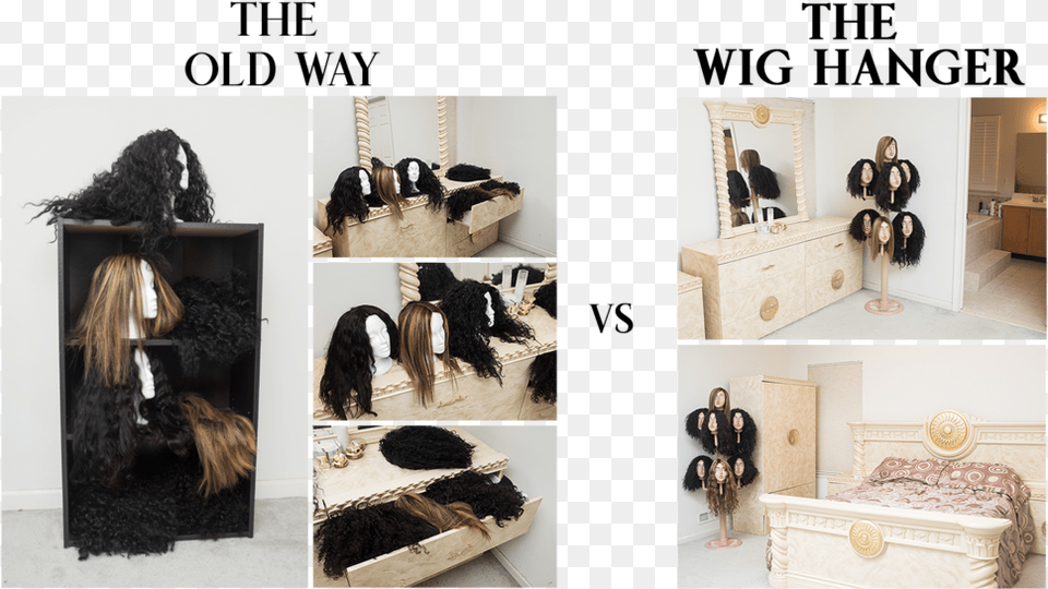 Wighanger Wig Hanger, Furniture, Person, Adult, Woman Free Png Download