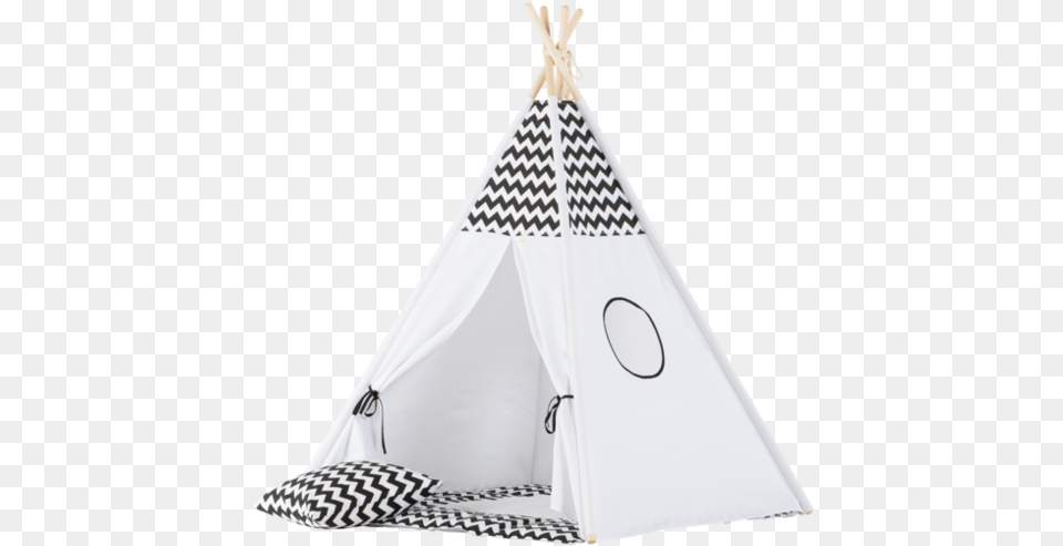 Wigiwama Black Chevron Teepee Set Tipi Wigiwama, Tent, Camping, Outdoors Free Png