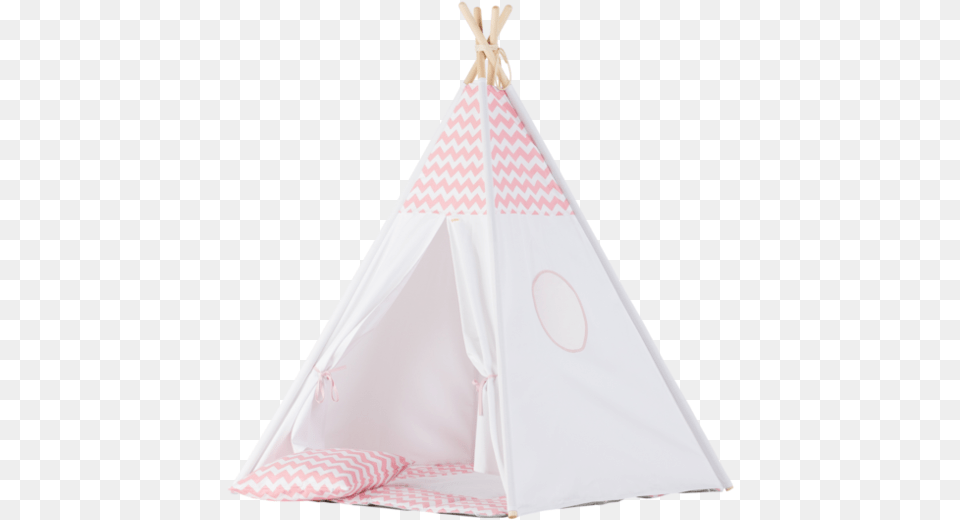 Wigiwama Pink Chevron Teepee Set Tent, Furniture Free Png Download