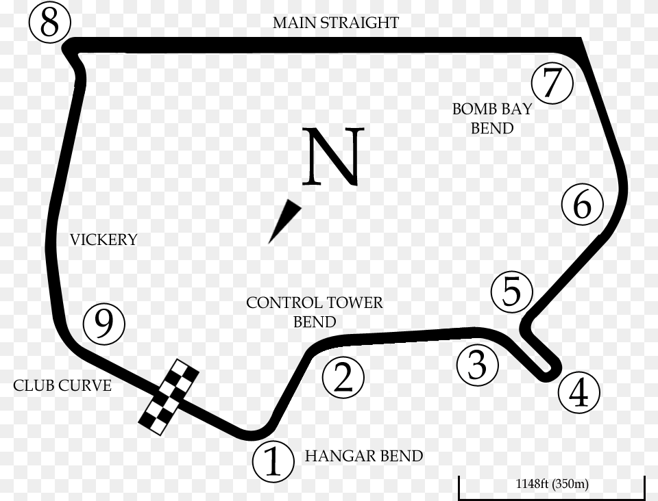 Wigram Airfield Circuit Map Wigram Airfield Circuit, Text, Symbol Free Png