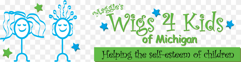 Wigs 4 Kids Of Michigan Wigs 4 Kids Maggie Logo, Text, Face, Head, Person Free Transparent Png