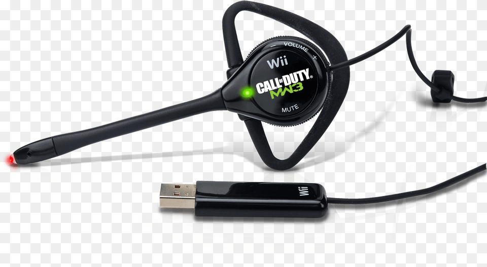 Wii Black Ops Headset, Electronics, Headphones Free Png Download