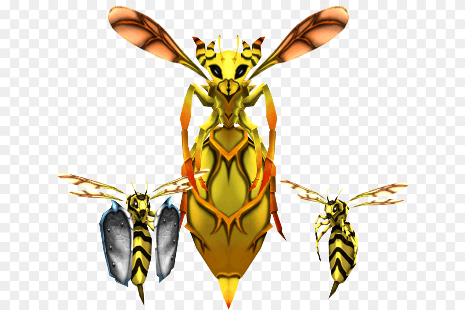 Wii Centipede Infestation Wasp Queen The Models Resource Hornet, Animal, Bee, Insect, Invertebrate Png