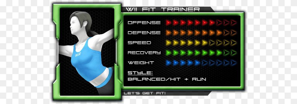 Wii Fit Trainer Ssb4 Pit Stats, Adult, Female, Person, Woman Free Transparent Png