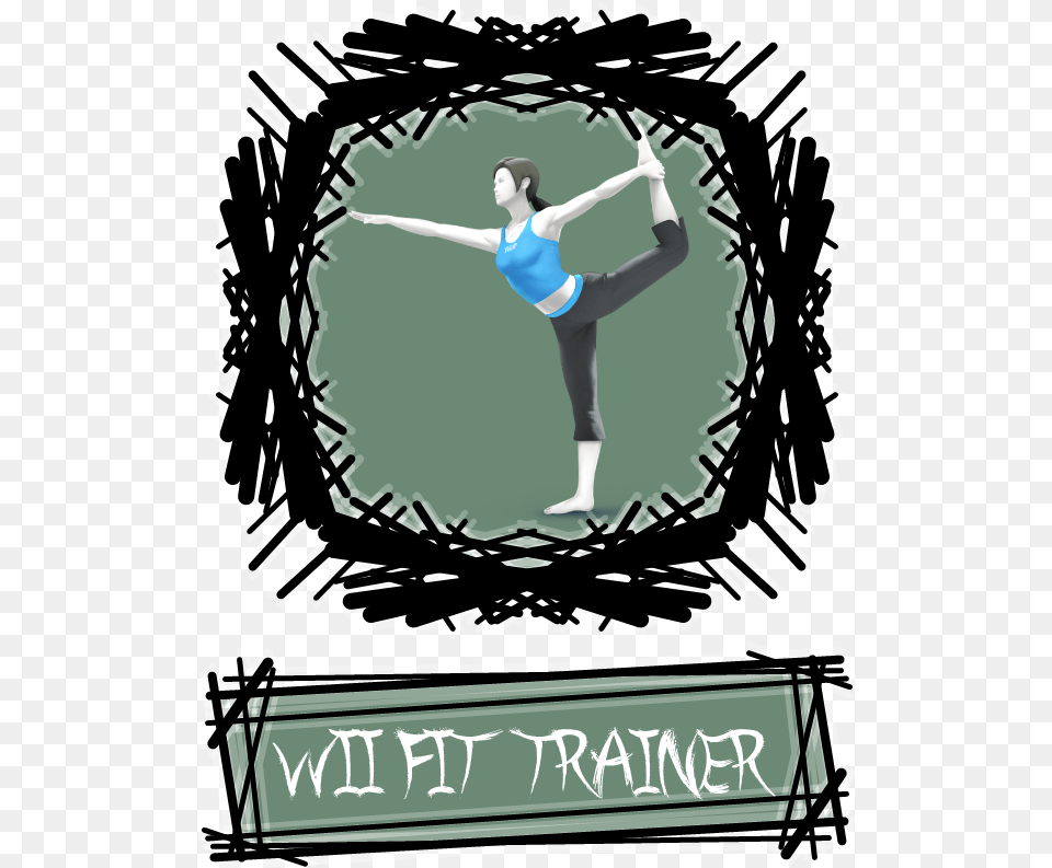 Wii Fit Trainer Ssbr Poster, Dancing, Leisure Activities, Person, Adult Free Png Download