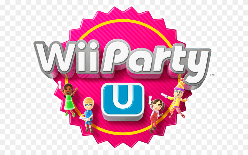 Wii Party U For Wii U, Person, Baby, Logo, Face Png