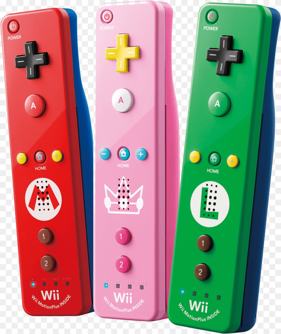 Wii Remote Plus 1 Pcs Wii Remote Mario Luigi, Electronics, Mobile Phone, Phone, Electrical Device Free Transparent Png