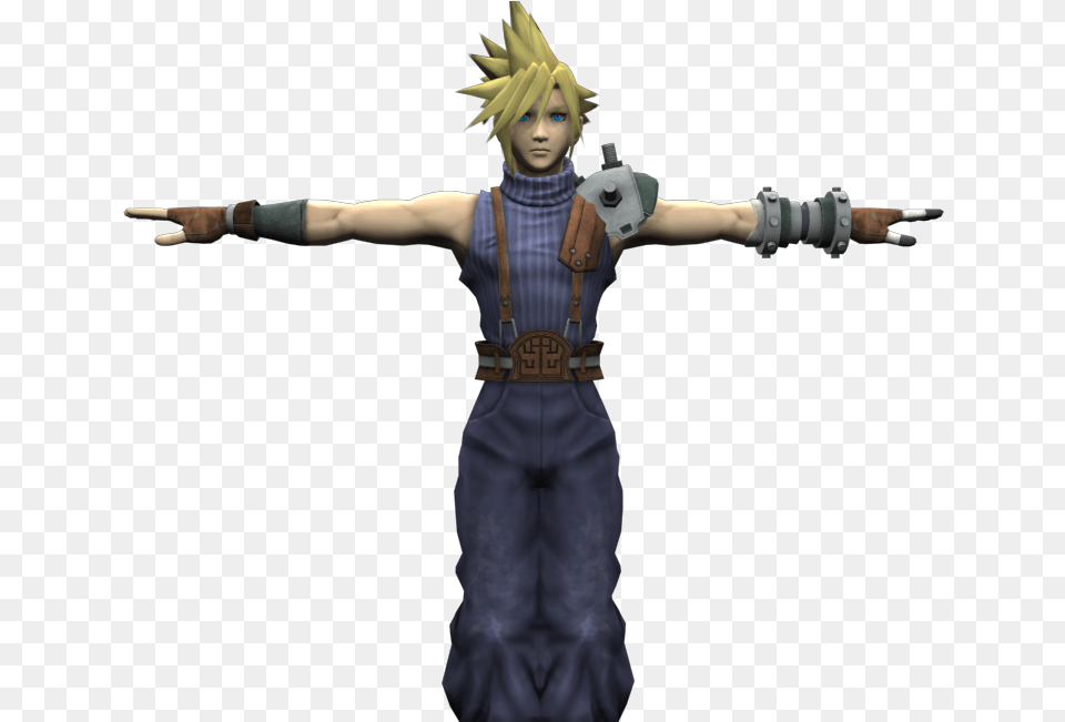 Wii U Cloud Strife Smash, Clothing, Costume, Person, Face Free Png