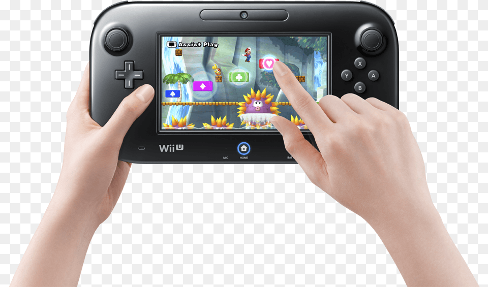 Wii U Gamepad Turning Wii U Into Switch, Electronics, Electrical Device, Hand, Body Part Free Png