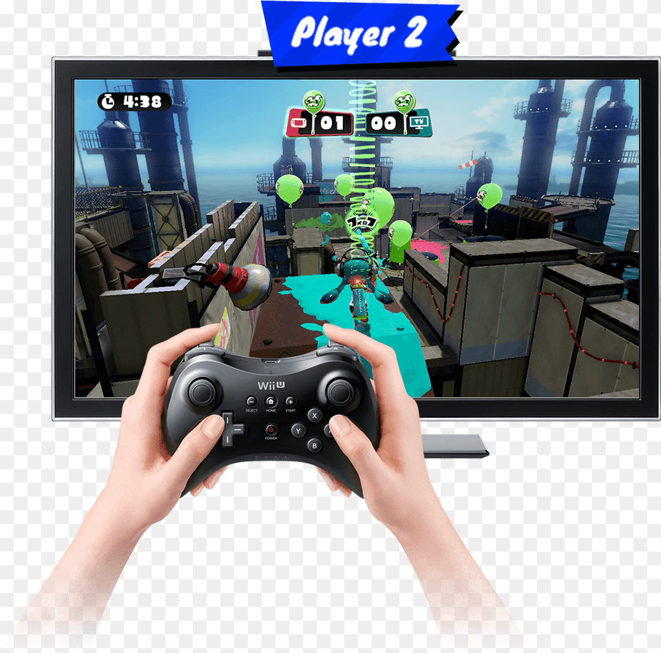 Wii U Splatoon Controller, Adult, Person, Woman, Female Free Transparent Png