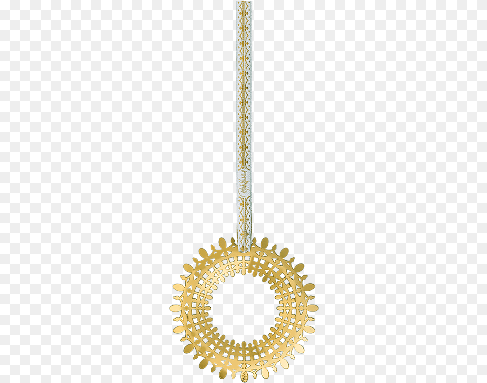 Wiinblad Christmas Garland Gold Plated Oe7 Cm Bw Christmas Locket, Sword, Weapon, Accessories, Chandelier Free Transparent Png