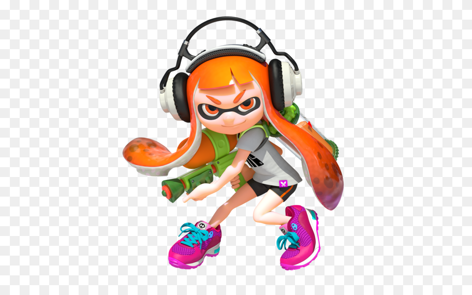 Wiiu Splatoon Char Splatoon, Clothing, Footwear, Shoe, Baby Png Image