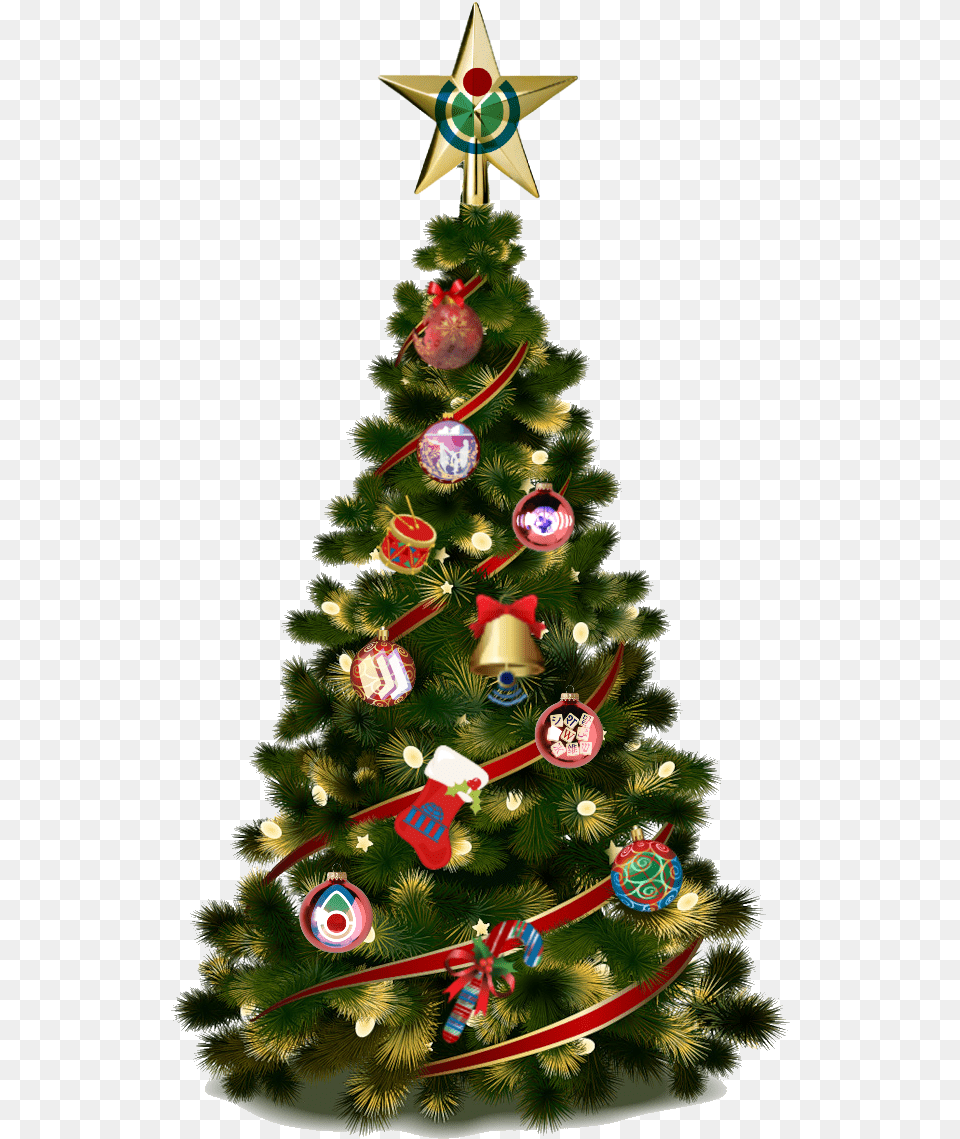 Wiki Christmas Tree Illustration Transparent Background, Plant, Christmas Decorations, Festival, Christmas Tree Png