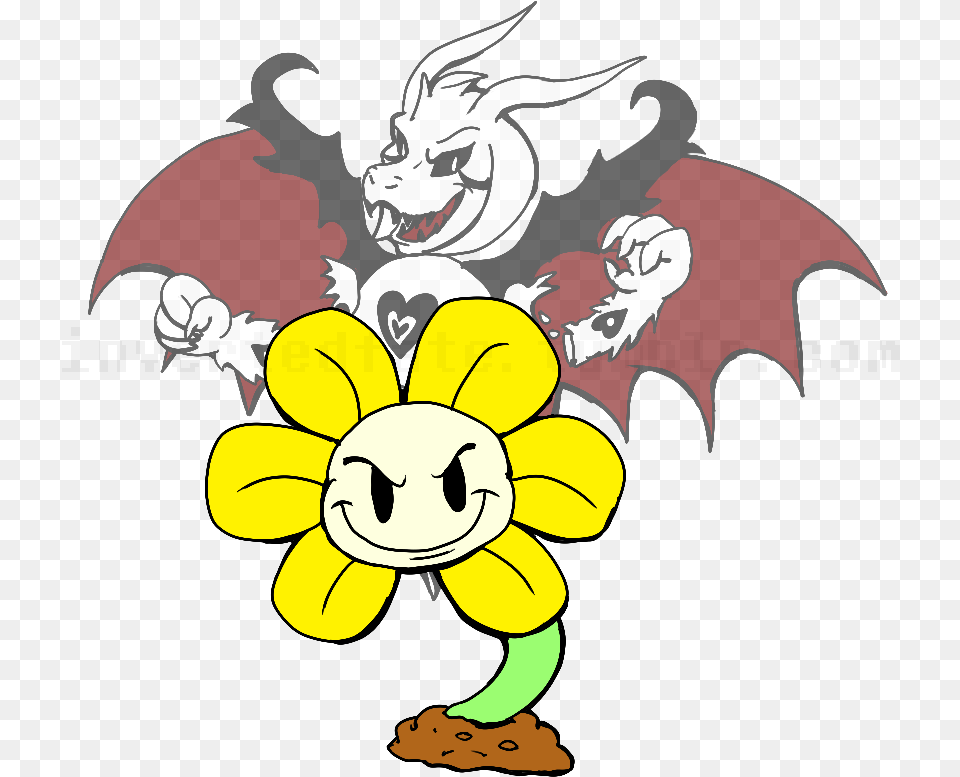 Wiki Download Flowey, Cartoon, Face, Head, Person Free Png