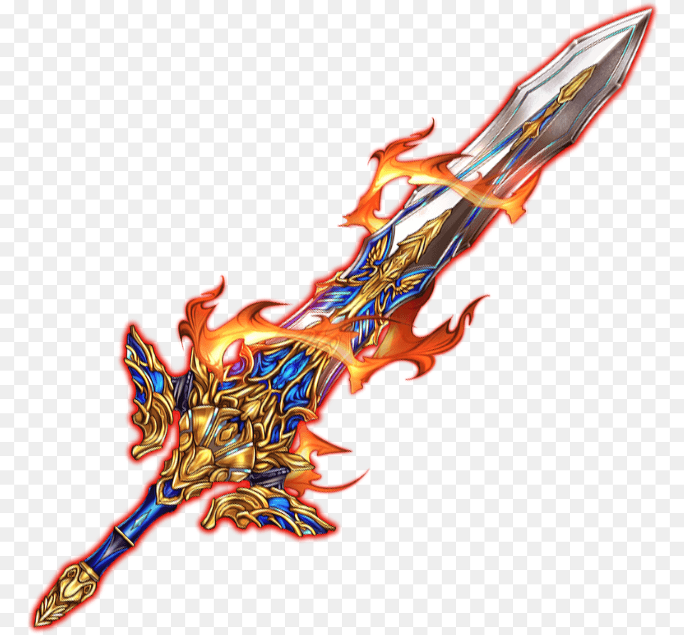Wiki Flaming Swords With Transparent Background, Weapon, Sword, Knife, Dagger Png Image
