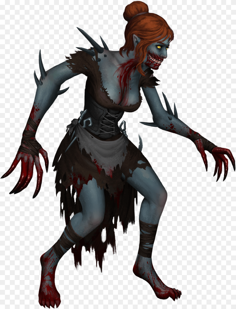Wiki Of The Dead Iratus Lord Of The Dead Ghoul, Adult, Person, Female, Woman Free Png