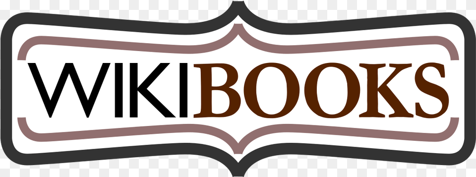 Wikibooks Logo Curly Book Curly, Text, Symbol Free Png