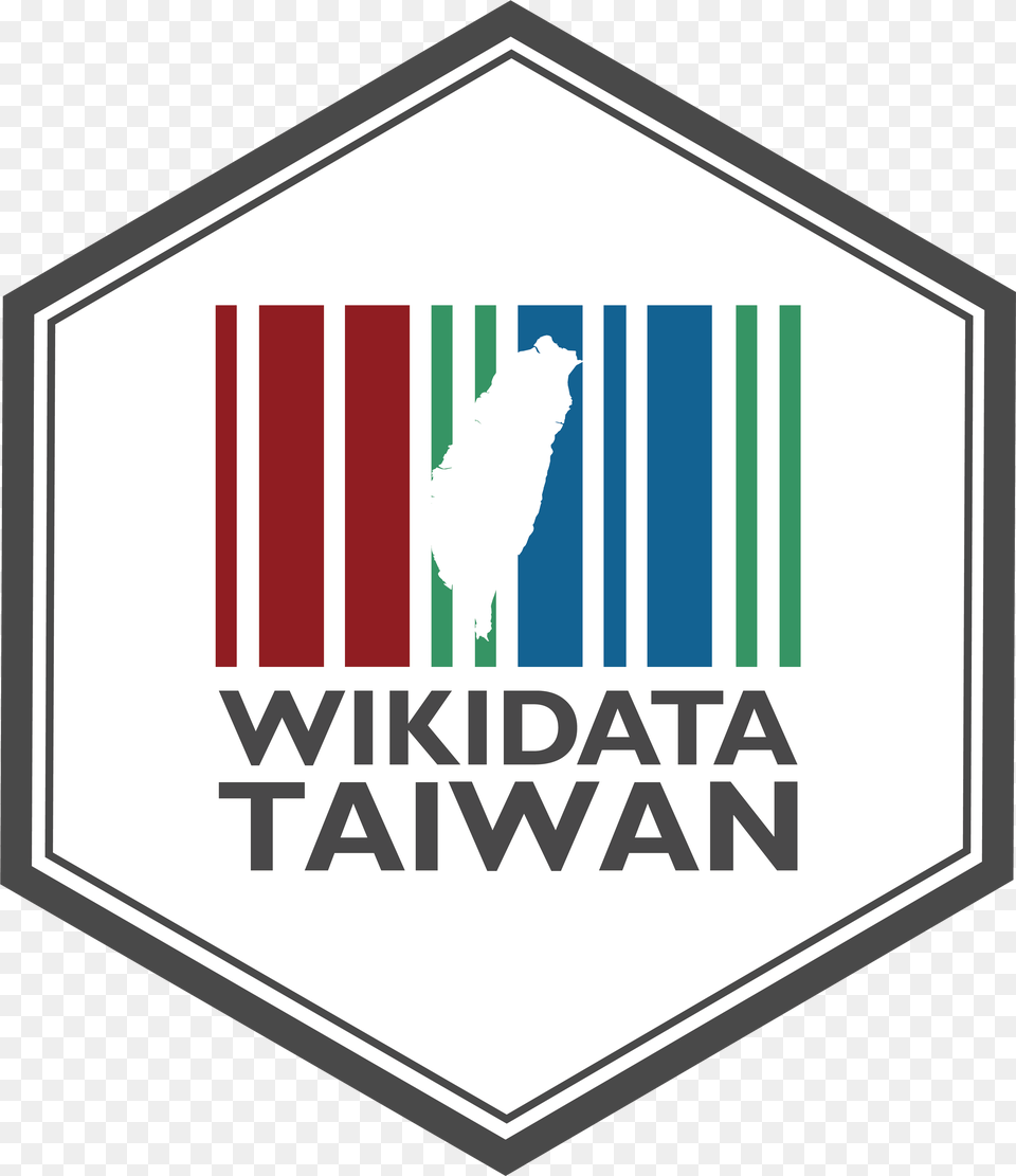 Wikidata Sticker Hexagon, Logo, Symbol, Blackboard Png