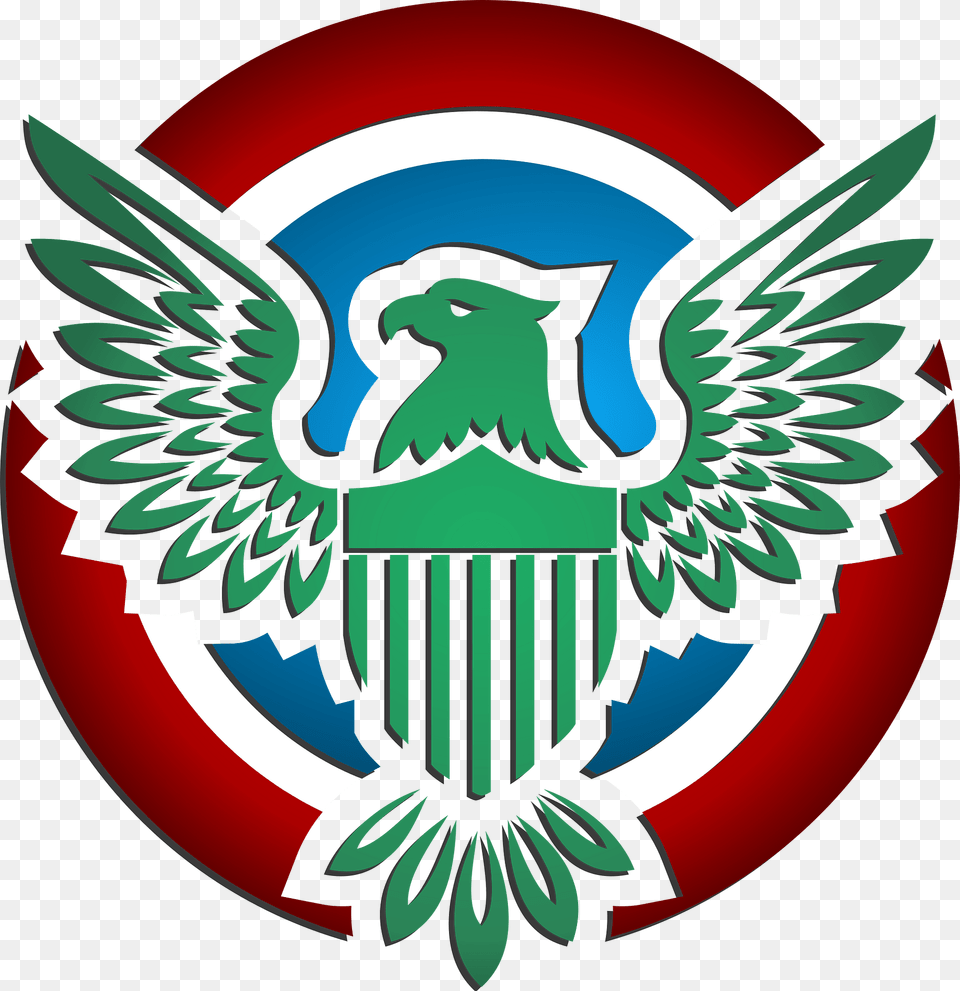 Wikimedia Us Eagle Thing Clipart, Emblem, Symbol, Logo, Badge Free Png