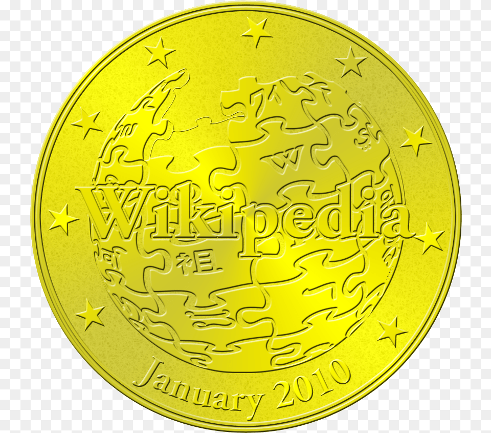 Wikipedia Birthday Coin Coin, Money Png Image