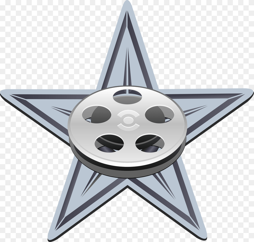 Wikiproject Film Barnstar Hires Clipart, Symbol, Star Symbol, Appliance, Ceiling Fan Png