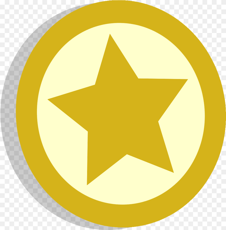 Wikivoyage Star Icon Charing Cross Tube Station, Star Symbol, Symbol, Disk, Gold Png