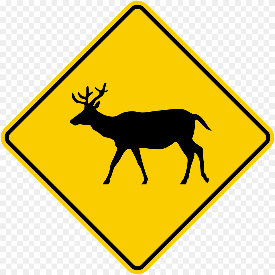 Wild Animals Sign In Colombia Clipart, Symbol, Animal, Antelope, Mammal Png Image