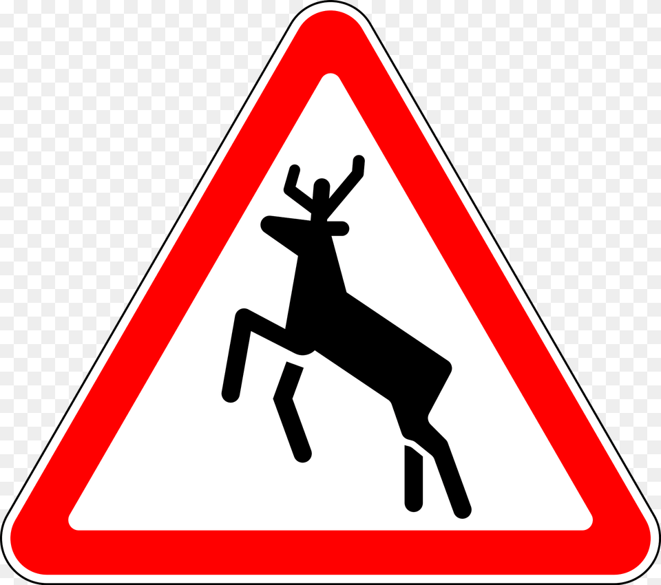 Wild Animals Sign In Russia Clipart, Symbol, Road Sign, Smoke Pipe Png