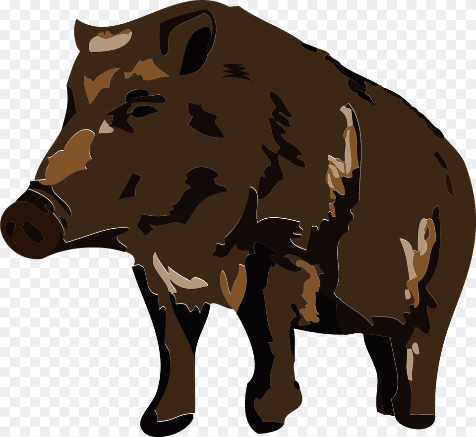 Wild Boar Clipart, Animal, Hog, Mammal, Pig Free Png