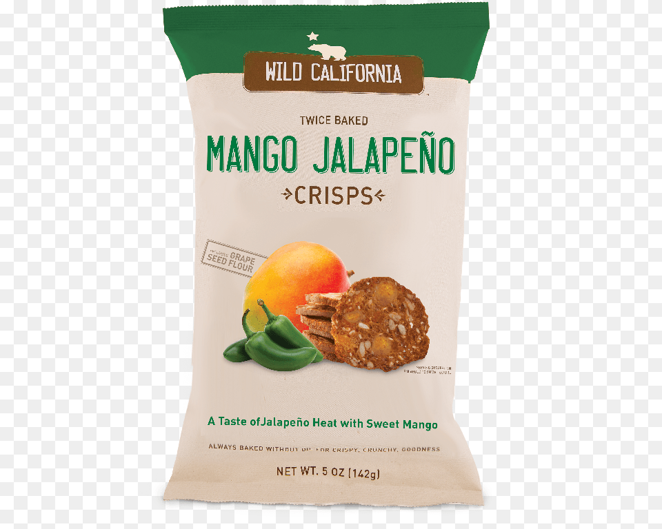 Wild California Crisps Wild California Mango Jalapeno Crisps, Food, Fruit, Plant, Produce Free Transparent Png
